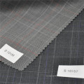 cinza claro verificar 30% poliéster 70% lã misturado tecido de lã tecido de tecido terno dos homens